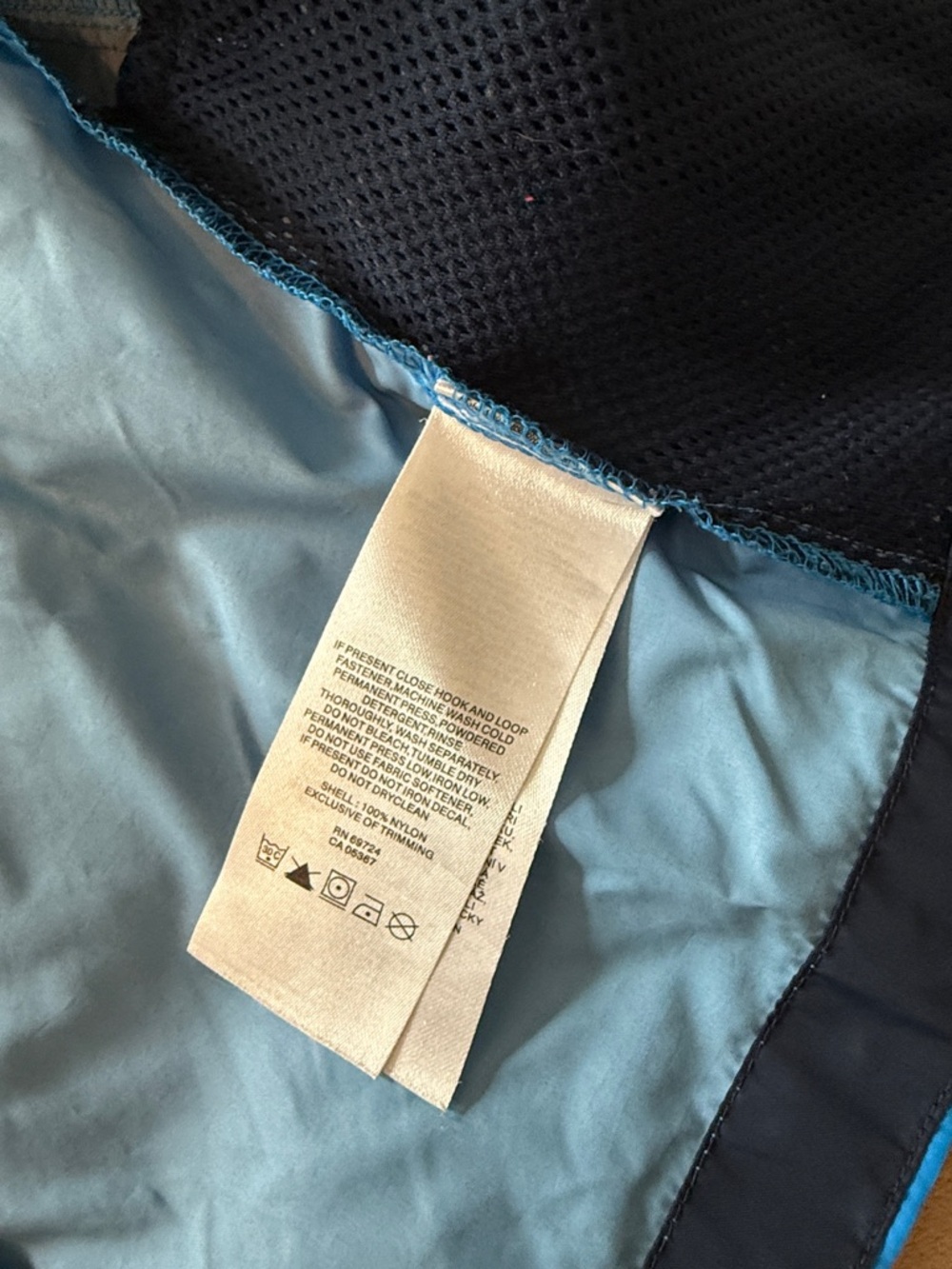 Columbia Kids Blue and Navy Windbreaker - XXS - Picture 4 of 6